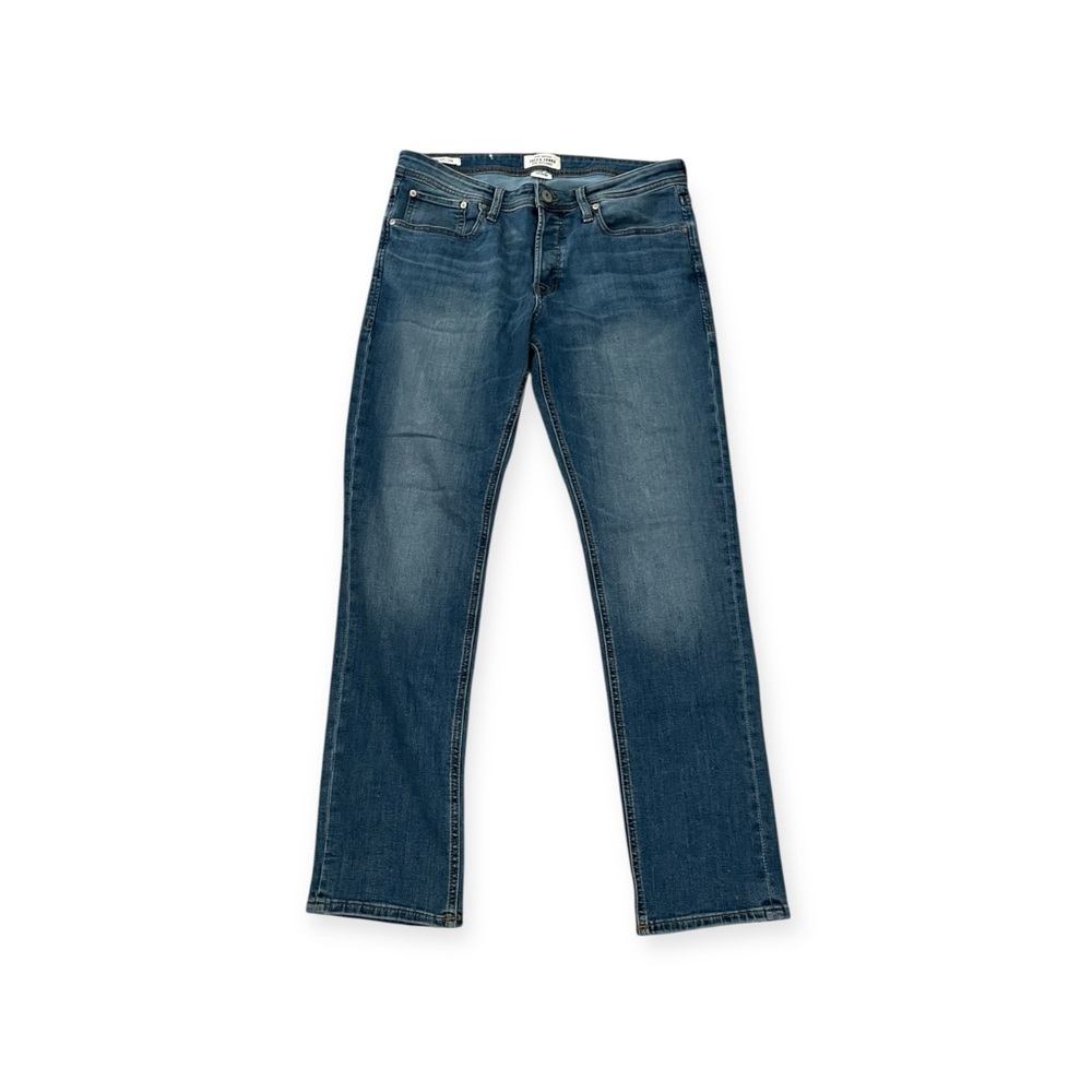 Jack & Jones‎ Mens Slim Fit Jeans 32x32 Light Medium Wash Denim